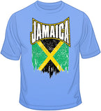 Jamaica distressed Flag T Shirt