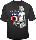 USA Soccer Marilyn T Shirt