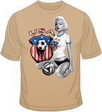 USA Soccer Marilyn T Shirt