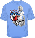 USA Soccer Marilyn T Shirt