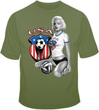 USA Soccer Marilyn T Shirt