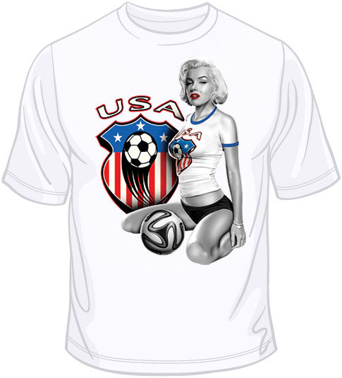 USA Soccer Marilyn T Shirt