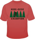 Hide & Seek Champion Bigfoot T Shirt