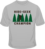 Hide & Seek Champion Bigfoot T Shirt