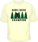 Hide & Seek Champion Bigfoot T Shirt