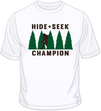 Hide & Seek Champion Bigfoot T Shirt