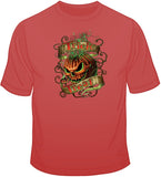 Flaming Pumpkin - Halloween  T Shirt