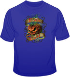 Flaming Pumpkin - Halloween  T Shirt