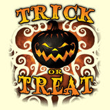 Trick or Treat Scary Pumpkin - Halloween T Shirt