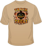 Trick or Treat Scary Pumpkin - Halloween T Shirt