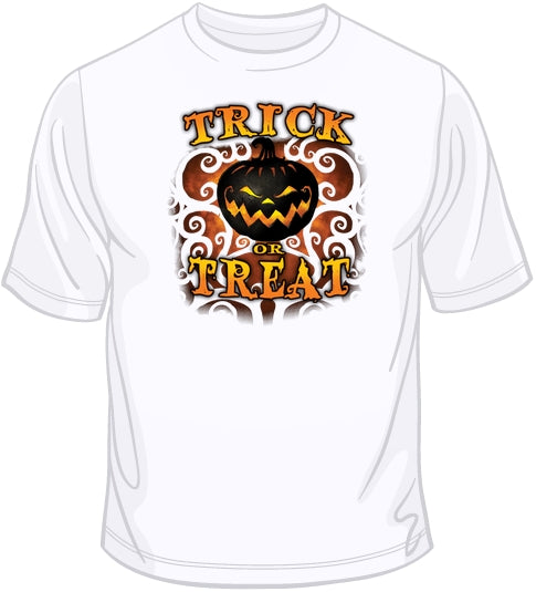 Trick or Treat Scary Pumpkin - Halloween T Shirt