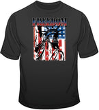 Freedom Flag w/ Lady Liberty T Shirt