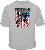 Freedom Flag w/ Lady Liberty T Shirt