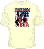 Freedom Flag w/ Lady Liberty T Shirt