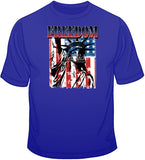Freedom Flag w/ Lady Liberty T Shirt