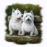 Two Westies - Dogs T Shirt