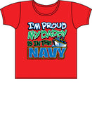 Proud of My Daddy - Navy T Shirt