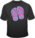 Pink Flip Flops  T Shirt
