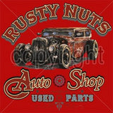 Rusty Nuts Auto Shop T Shirt