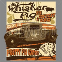 The Whisker Pig BBQ T Shirt
