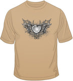 Winged Heart T Shirt
