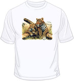 Leopard And Cub T Shirt