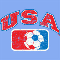 USA Distressed Soccer T Shirt