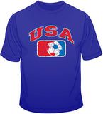 USA Distressed Soccer T Shirt