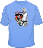 Germany Soccer Marilyn  T Shirt