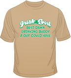 Irish Girl Drinking Buddy T Shirt