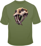Sabertoothed Tiger - 3D Puff  T Shirt