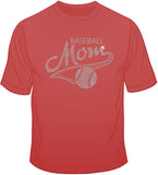Baseball Mom - Rhinestones T Shirt