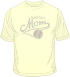 Baseball Mom - Rhinestones T Shirt