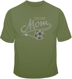 Soccer Mom - Rhinestones T Shirt