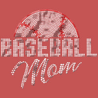 Baseball Mom - Sequins T Shirt
