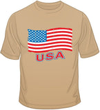 USA Flag T Shirt