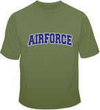 Air Force - Embroidered Patch T Shirt