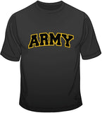 Army - Embroidered Patch T Shirt