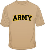 Army - Embroidered Patch T Shirt