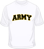 Army - Embroidered Patch T Shirt