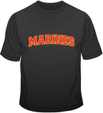 Marines - Embroidered Patch T Shirt