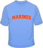 Marines - Embroidered Patch T Shirt