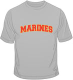 Marines - Embroidered Patch T Shirt
