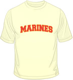 Marines - Embroidered Patch T Shirt