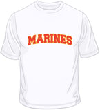 Marines - Embroidered Patch T Shirt