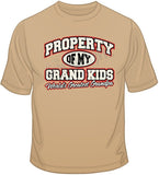 Property Of My Grandkids - Grandpa T Shirt