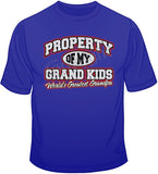 Property Of My Grandkids - Grandpa T Shirt