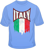 Italy Distressed Flag T Shirt