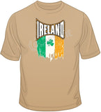 Ireland Distressed Flag T Shirt
