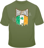 Ireland Distressed Flag T Shirt